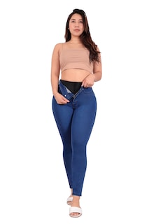 Foto 1 | Foto 1 | Jeans Faja Dama Levanta Pompa Sea Brazil 3769/04
