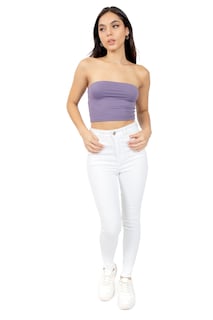 Foto 4 | Foto 4 | Jeans Para Mujer Skinny Básico Deslavado Quarry