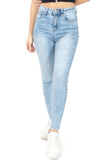 Foto 1 | Foto 1 | Jeans Para Mujer Skinny Básico Deslavado Quarry