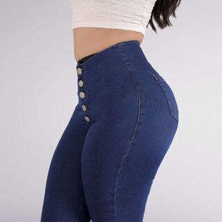 Foto 2 | Foto 2 | Jeans Faja Dama Levanta Pompa Sea Brazil 3928/02