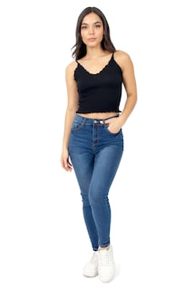 Foto 4 | Foto 4 | Jeans High Waist Para Mujer Quarry