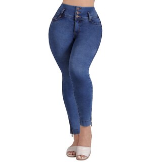 Foto 1 | Foto 1 | Jeans Colombianos Mujer Con Faja Y Realce De Glúteos - Sea Brazil 3966/04