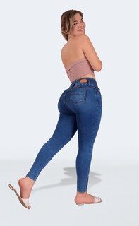 Foto 4 | Foto 4 | Jeans Colombianos Mujer Con Faja Y Realce De Glúteos - Sea Brazil 3966/04