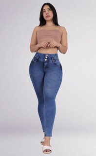 Foto 4 | Foto 4 | Jeans Colombianos Skinny Sea Brazil Para Mujer 2598/01