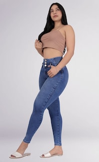 Foto 5 | Foto 5 | Jeans Colombianos Skinny Sea Brazil Para Mujer 2598/01