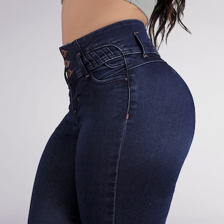 Foto 2 | Foto 2 | Jeans Para Mujer – Corte Colombiano, Tela Elástica, Realce De Glúteos, Cintura Alta 3786/02