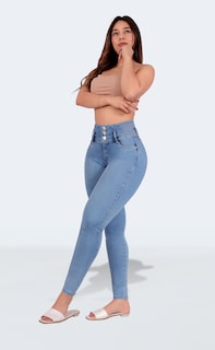 Foto 7 | Foto 7 | Jeans Colombianos Skinny Sea Brazil Para Mujer 2598/05