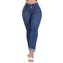 Jeans Colombianos Skinny Sea Brazil Para Mujer 2491/01