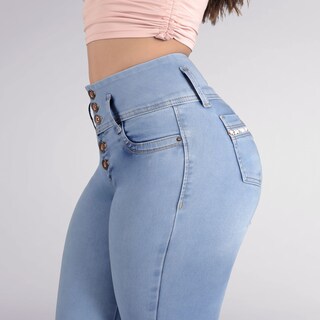 Foto 2 | Foto 2 | Jeans Dama Pantalones Mujer Colombiano Levanta Pompa 3901/05