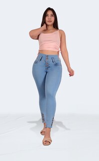 Foto 8 | Foto 8 | Jeans Dama Pantalones Mujer Colombiano Levanta Pompa 3901/05