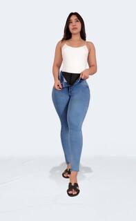 Foto 7 | Foto 7 | Jeans Pantalón De Mezclilla Levanta Pompa Corte Colombiano 3769/05