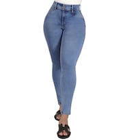 Jeans Pantalón De Mezclilla Levanta Pompa Corte Colombiano 3769/05