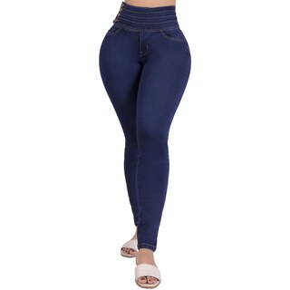 Foto 1 | Foto 1 | Jeans Dama Pantalones Mujer Colombiano Levanta Pompa 3685/02
