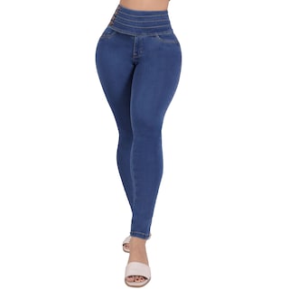 Foto 1 | Foto 1 | Jeans Dama Pantalones Mujer Colombiano Levanta Pompa 3685/03
