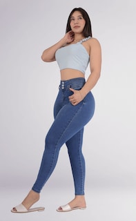 Foto 3 | Foto 3 | Jeans Dama Pantalones Mujer Colombiano Levanta Pompa