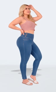 Foto 5 | Foto 5 | Jeans Colombianos Skinny Sea Brazil para Mujer