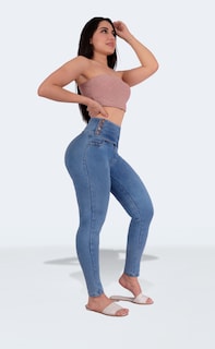 Foto 4 | Foto 4 | Jeans Colombianos Skinny Sea Brazil Para Mujer 3685/04