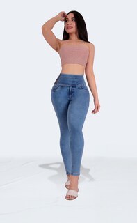 Foto 5 | Foto 5 | Jeans Colombianos Skinny Sea Brazil Para Mujer 3685/04