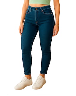 Foto 1 | Foto 1 | Pantalón Skinny De Mezclilla Para Mujer Ocean Point Corte Tiro Alto