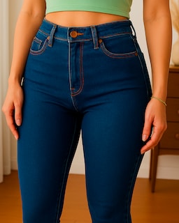 Foto 2 | Foto 2 | Pantalón Skinny De Mezclilla Para Mujer Ocean Point Corte Tiro Alto