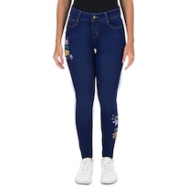Pantalón Skinny Britos Jeans Mujer Mezclilla Azul 025704