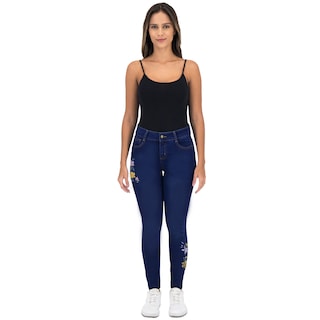 Foto 3 | Foto 3 | Pantalón Skinny Britos Jeans Mujer Mezclilla Azul 025704