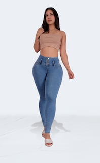 Foto 3 | Foto 3 | Jeans Dama Pantalones Mujer Colombiano Levanta Pompa Sea Brazil