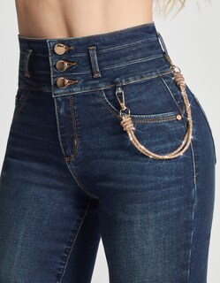 Foto 3 | Foto 3 | Jeans Mujer Skinny Cintura Alta Push Up 0065stob Seven Jeans