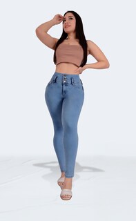 Foto 4 | Foto 4 | Jeans Dama Pantalones Mujer Colombiano Levanta Pompa 2900/01
