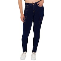 Pantalón Skinny Cargo Britos Jeans Mezclilla 025705 para Mujer