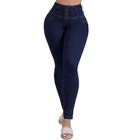 Jeans Para Mujer Corte Colombiano Levanta Pompas Sea Brazil 3750/02