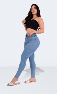 Foto 4 | Foto 4 | Jeans Para Mujer Corte Colombiano Levanta Pompas Sea Brazil 3750/05