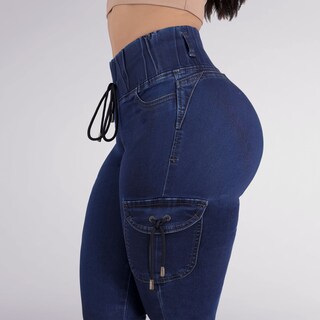 Foto 2 | Foto 2 | Jeans Para Mujer Corte Colombiano Levanta Pompas Sea Brazil 3918/02