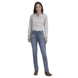 Foto 4 | Foto 4 | Jeans Vaqueros Wrangler Slim Fit 149 color Azul para Mujer