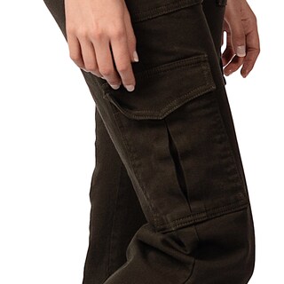 Foto 5 | Foto 5 | Jeans de Mezclilla MCHK Verde Corte Cargo para Dama