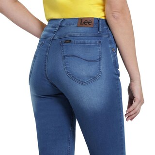 Foto 5 | Foto 5 | Jeans Lee Slim Fit 446 Azul para Mujer