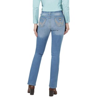 Foto 3 | Foto 3 | Jeans Vaquero Mujer Wrangler Slim Fit 994 Azul