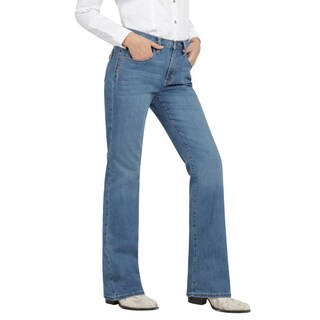 Foto 2 | Foto 2 | Jeans Vaquero Mujer Wrangler High Rise Boot 544 Azul