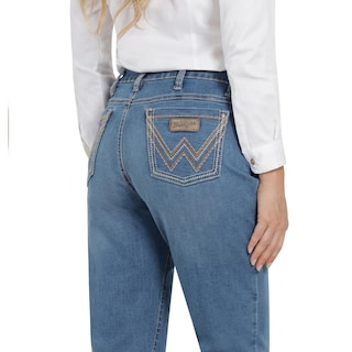 Foto 5 | Foto 5 | Jeans Vaquero Mujer Wrangler High Rise Boot 544 Azul
