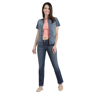 Foto 4 | Foto 4 | Jeans Lee Mujer Classic Slim Fit 764 Azul Marino
