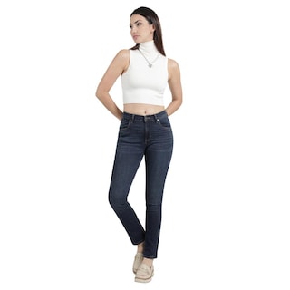 Foto 4 | Foto 4 | Jeans Lee Mujer Classic Slim Fit 432 Azul