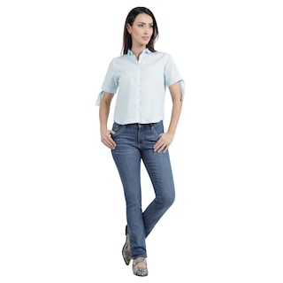 Foto 4 | Foto 4 | Jeans Lee Mujer Classic Slim Fit 763 Azul