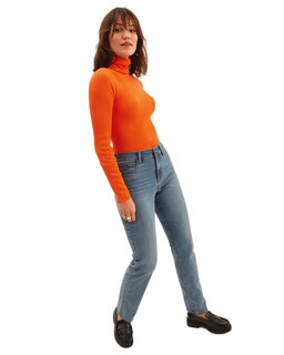 Foto 3 | Foto 3 | Jeans High-Rise Straight Denizen A2712-0000 color Azul para Mujer