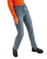 Jeans High-Rise Straight Denizen A2712-0000 color Azul para Mujer