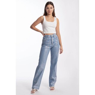 Foto 1 | Foto 1 | Jeans Efecto Metalizado Balam Juvenil 6530 Azul