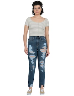 Foto 4 | Foto 4 | Jeans Levi's 742 High-rise Straight para Mujer