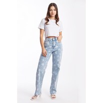 Jeans Wide Roman Fashion 6542 Azul para Mujer