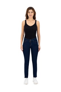 Foto 2 | Foto 2 | Jeans Recto Britos Tiro Medio 024787 Azul para Mujer