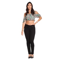 Pantalon Jeans Vaqueros Straight Rectos Mezclilla Stretch Para Dama Pineda Jeans Negro