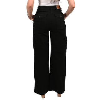 Foto 2 | Foto 2 | Pantalón Britos Jeans Cargo Negro 024815 para Mujer